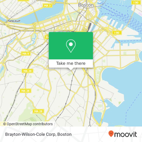 Mapa de Brayton-Wilson-Cole Corp