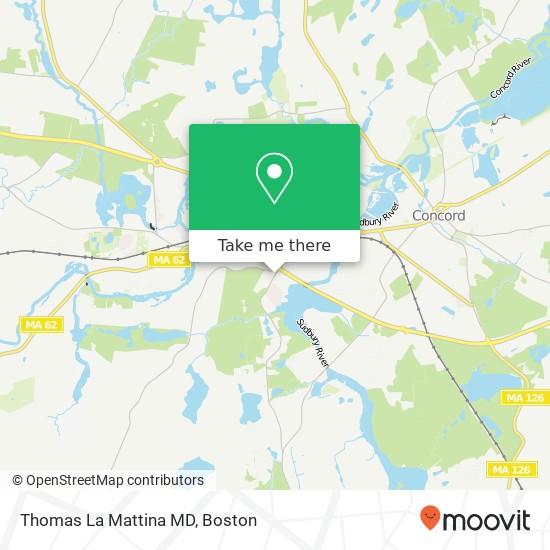 Thomas La Mattina MD map