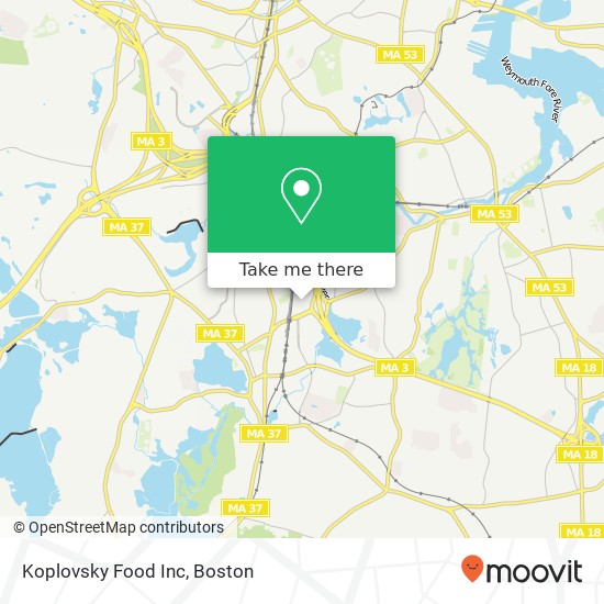 Mapa de Koplovsky Food Inc