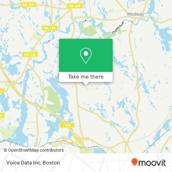 Mapa de Voice Data Inc