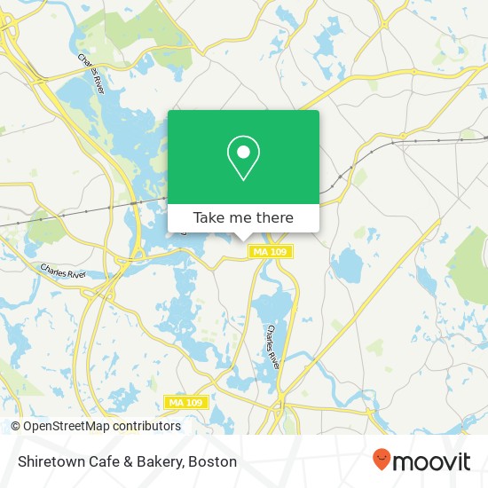 Mapa de Shiretown Cafe & Bakery