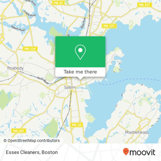 Essex Cleaners map