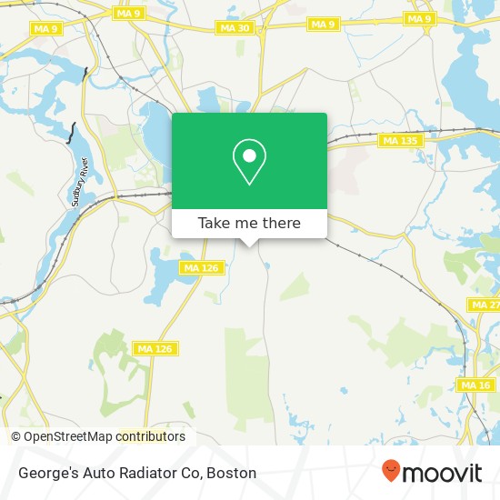 Mapa de George's Auto Radiator Co