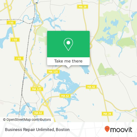 Mapa de Business Repair Unlimited