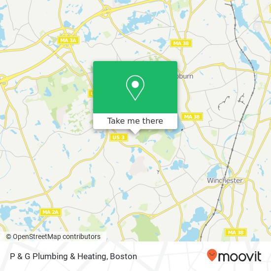 P & G Plumbing & Heating map