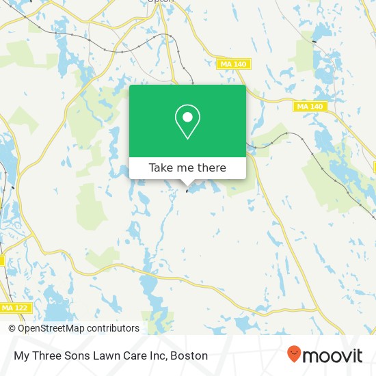 My Three Sons Lawn Care Inc map