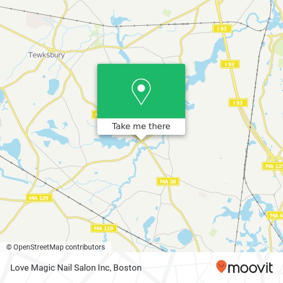 Love Magic Nail Salon Inc map