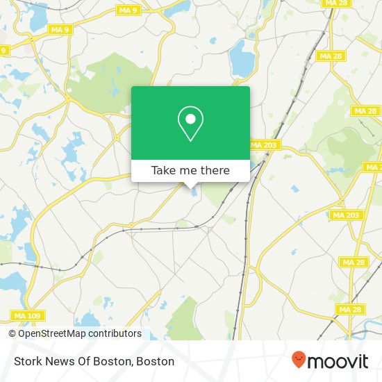 Mapa de Stork News Of Boston