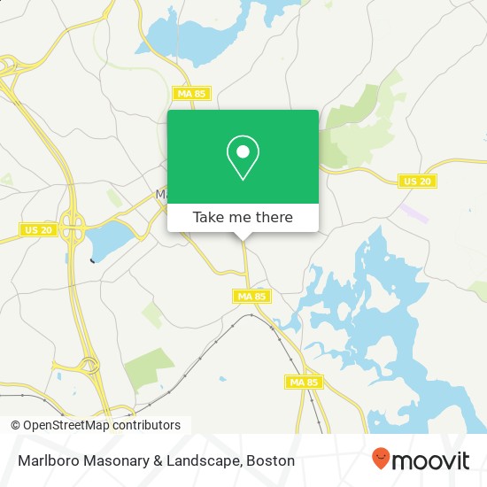 Marlboro Masonary & Landscape map