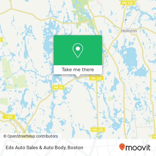 Eds Auto Sales & Auto Body map