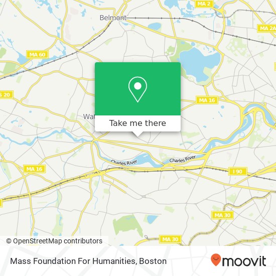 Mass Foundation For Humanities map