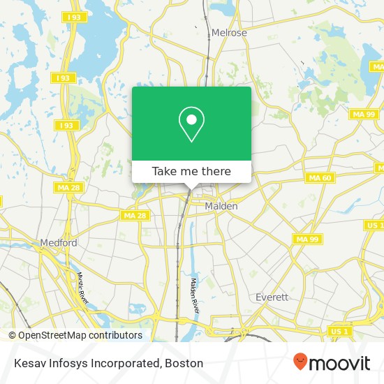 Mapa de Kesav Infosys Incorporated