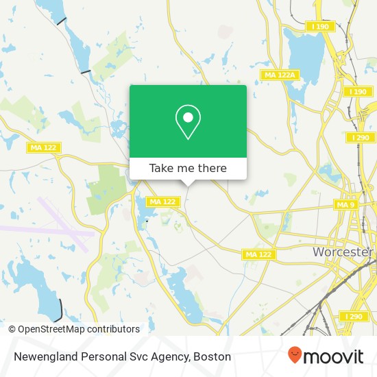 Newengland Personal Svc Agency map