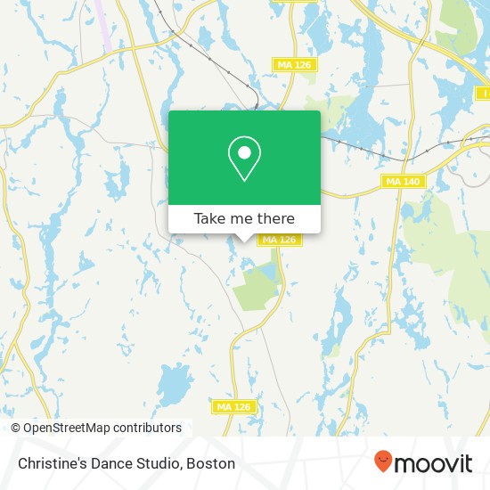 Christine's Dance Studio map