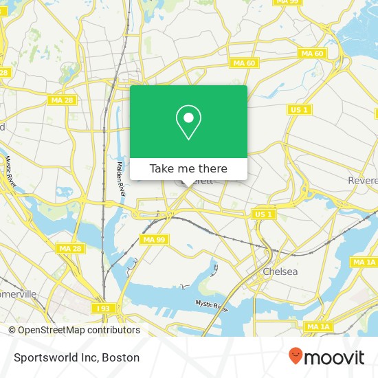 Sportsworld Inc map