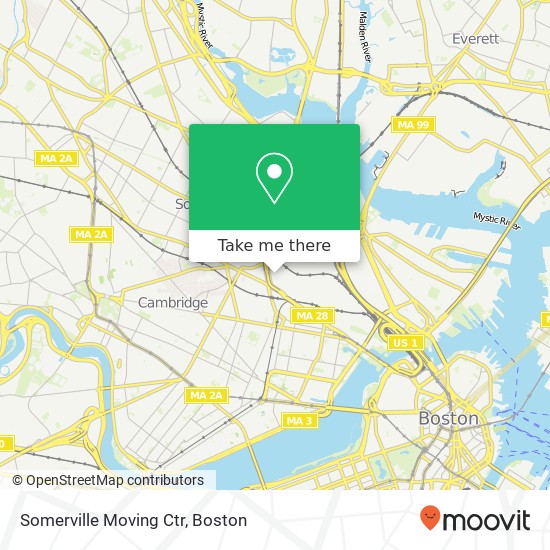 Mapa de Somerville Moving Ctr