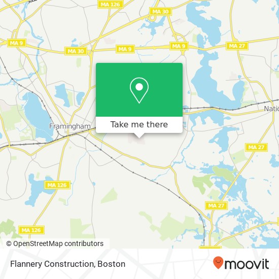 Flannery Construction map