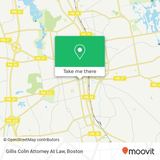 Gillis Colin Attorney At Law map