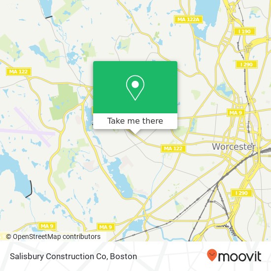 Mapa de Salisbury Construction Co