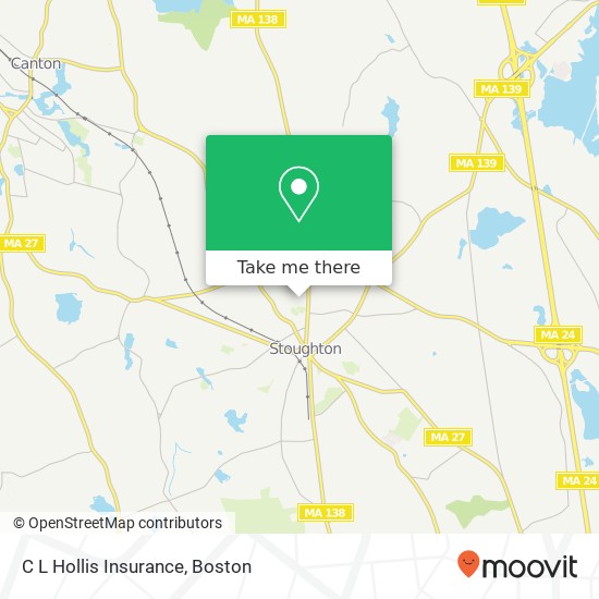 C L Hollis Insurance map