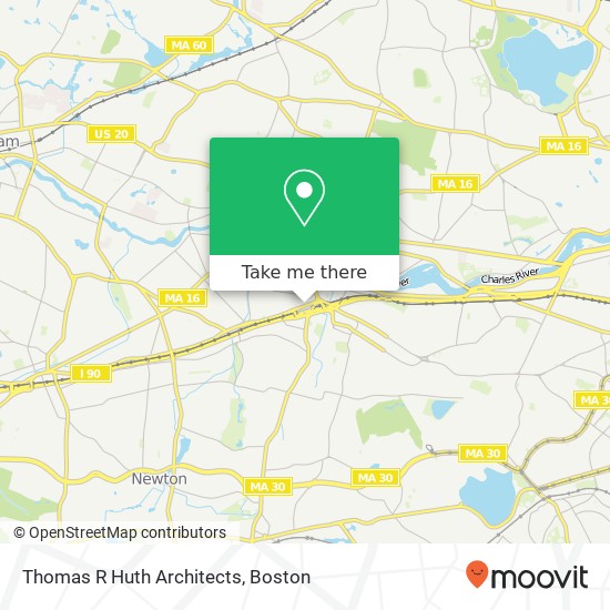 Thomas R Huth Architects map