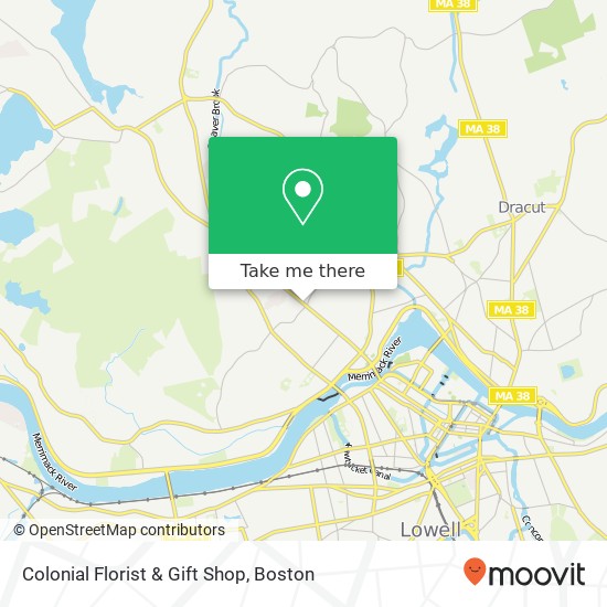 Colonial Florist & Gift Shop map