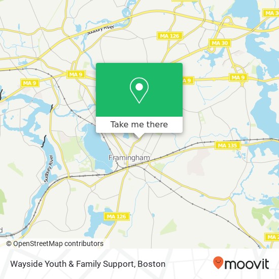 Mapa de Wayside Youth & Family Support