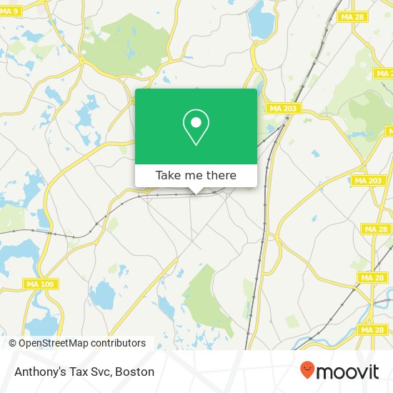 Anthony's Tax Svc map