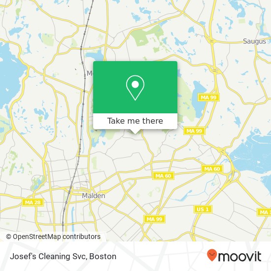 Josef's Cleaning Svc map