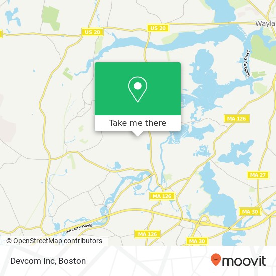 Devcom Inc map