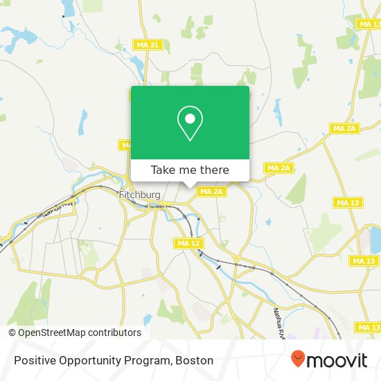 Mapa de Positive Opportunity Program