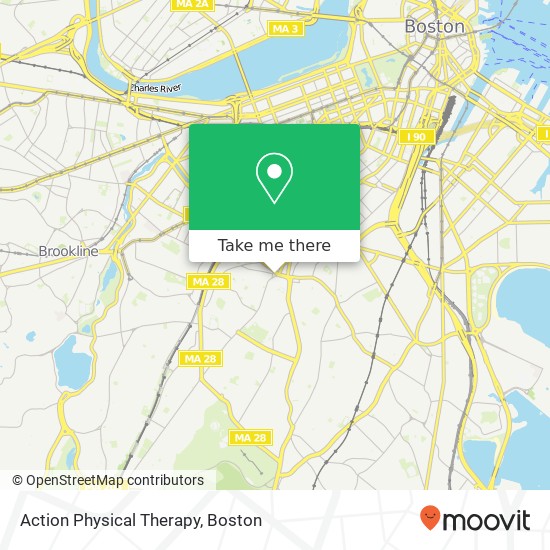 Mapa de Action Physical Therapy