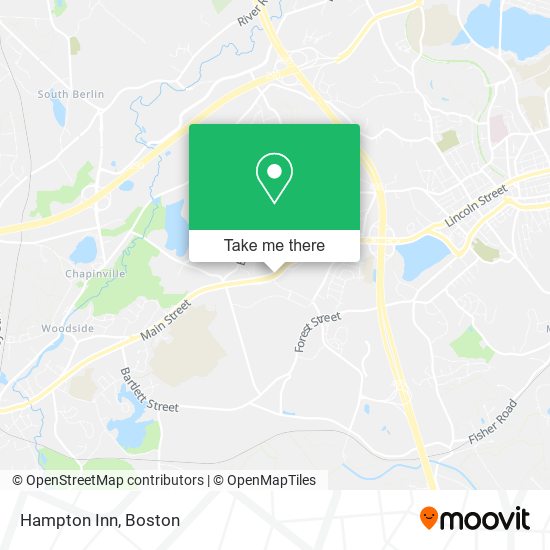 Mapa de Hampton Inn