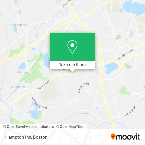 Mapa de Hampton Inn