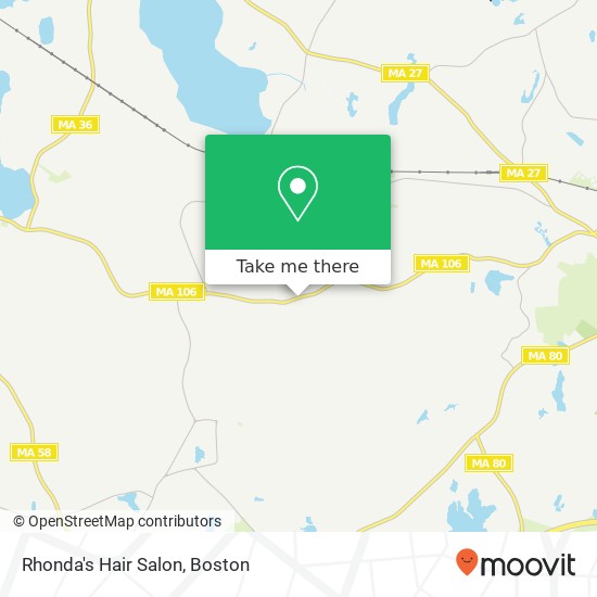 Mapa de Rhonda's Hair Salon