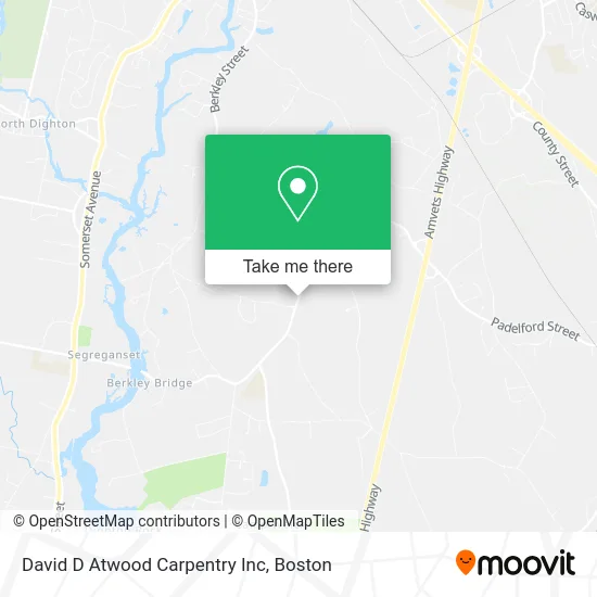 David D Atwood Carpentry Inc map
