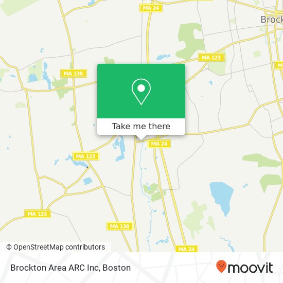 Brockton Area ARC Inc map