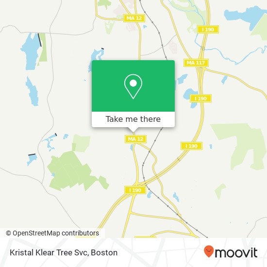 Mapa de Kristal Klear Tree Svc