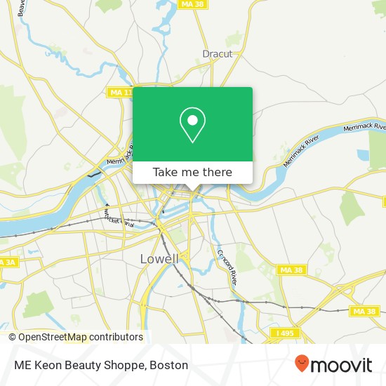 ME Keon Beauty Shoppe map