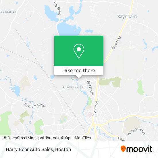 Harry Bear Auto Sales map