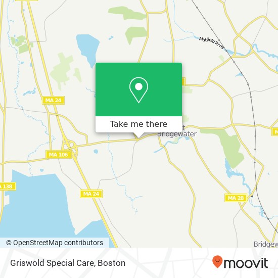 Griswold Special Care map