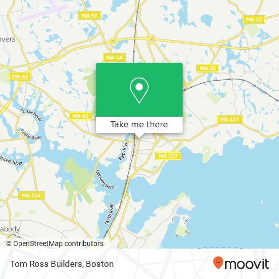 Tom Ross Builders map