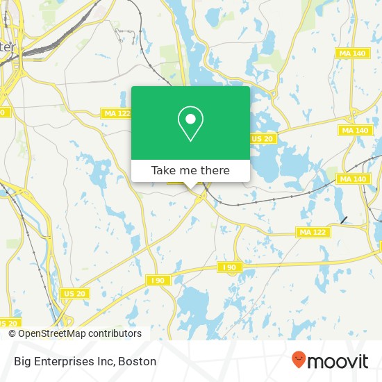 Mapa de Big Enterprises Inc