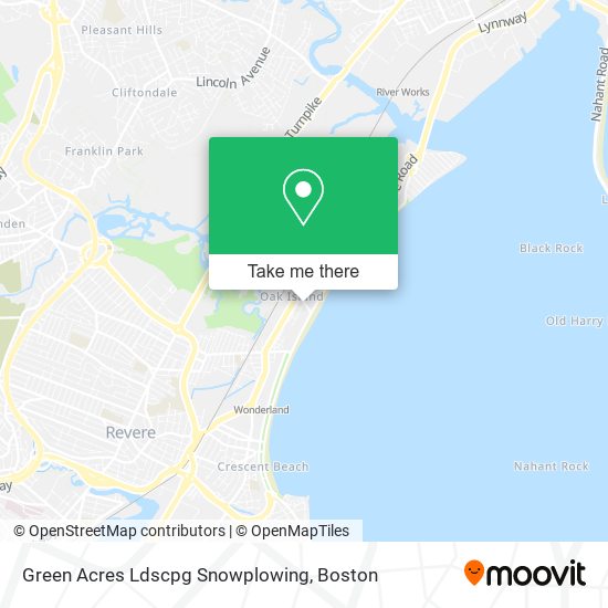 Mapa de Green Acres Ldscpg Snowplowing