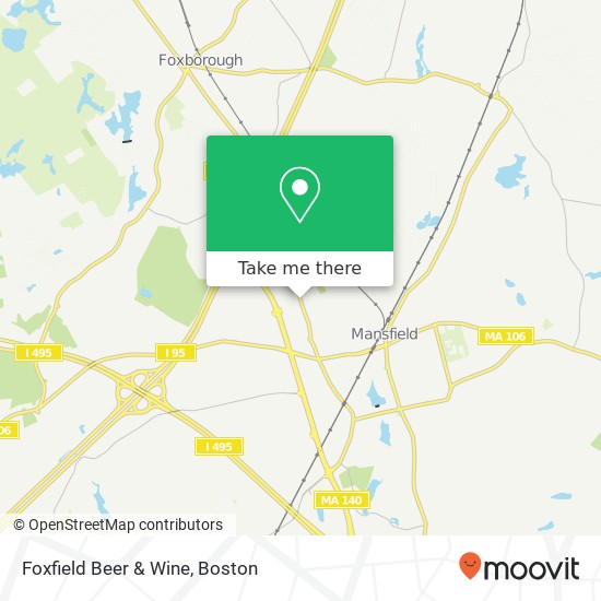 Foxfield Beer & Wine map