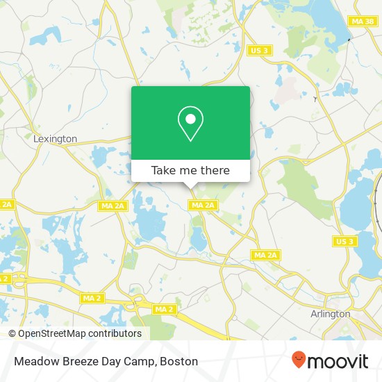 Mapa de Meadow Breeze Day Camp