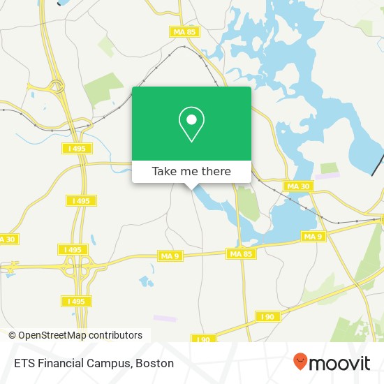 ETS Financial Campus map