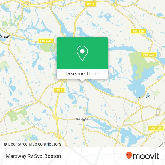 Marxway Rv Svc map