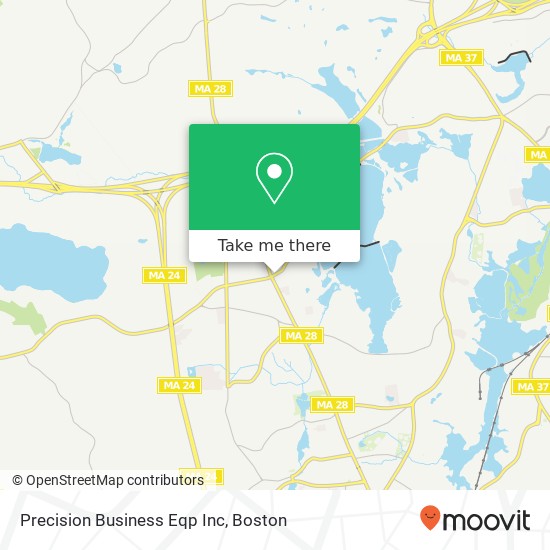 Mapa de Precision Business Eqp Inc