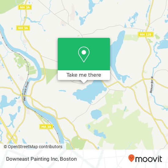 Downeast Painting Inc map